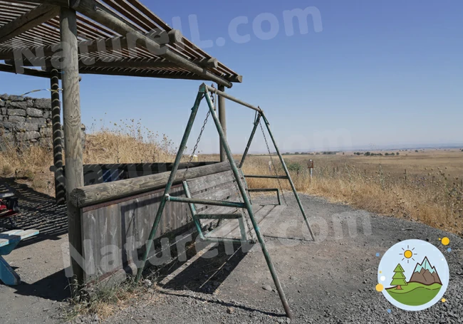 נדנדה בחניון לילה מצפה נחמה - אתר הטבע הישראלי