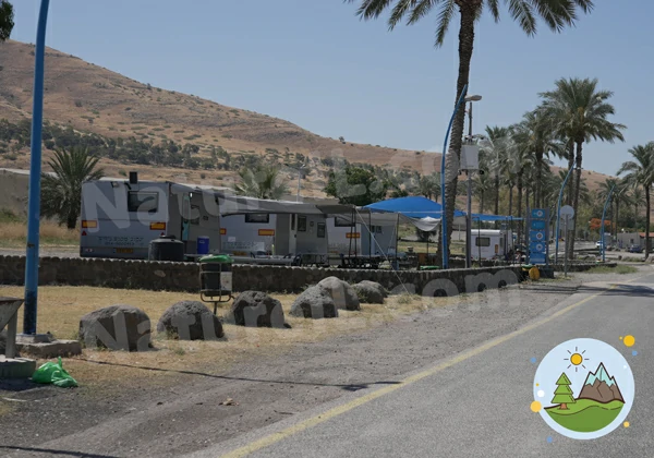 קמפינג קרוואנים בכנרת - אתר הטבע הישראלי
